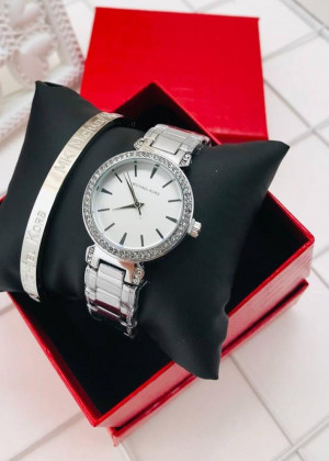 Подарочный набор для женщин часы, браслет + коробка 21151252