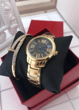 Подарочный набор для женщин часы, браслет + коробка 21151260