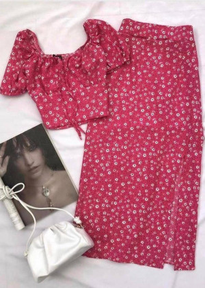 Костюм (блузка и юбка) #21152542