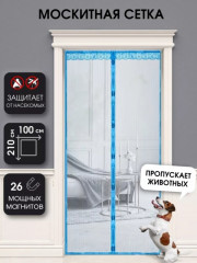 Москитная сетка на дверь на магнитах