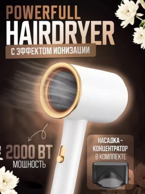 Профессиональный мощный фен для сушки и укладки волос #22734727