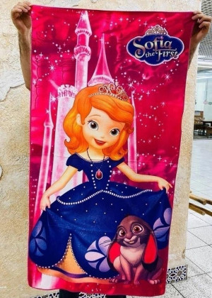 Полотенце детское для бани и для пляжа #22953951