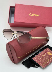 Набор женские солнцезащитные очки, коробка, чехол + салфетки