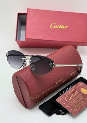 Набор женские солнцезащитные очки, коробка, чехол + салфетки