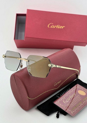 Набор женские солнцезащитные очки, коробка, чехол + салфетки #22986316