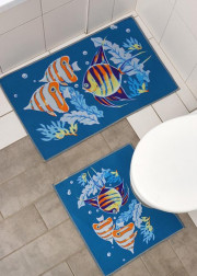 Коврик для ванны и туалета 2шт