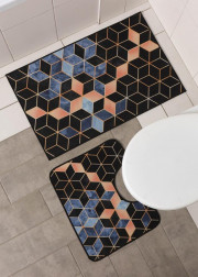 Коврик для ванны и туалета 2шт