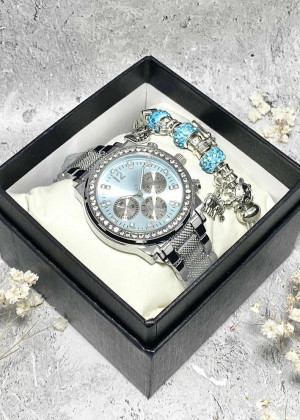 Подарочный набор для женщин часы и браслет+ коробка 23124088