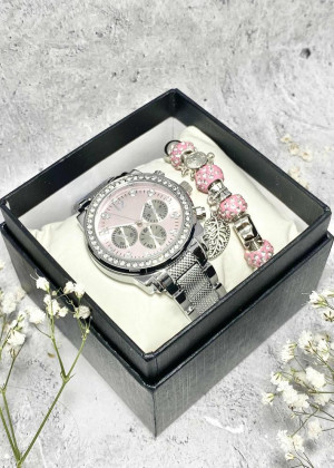 Подарочный набор для женщин часы и браслет+ коробка 23124090