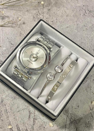 Подарочный набор для женщин часы, 2 браслета + коробка 23124105
