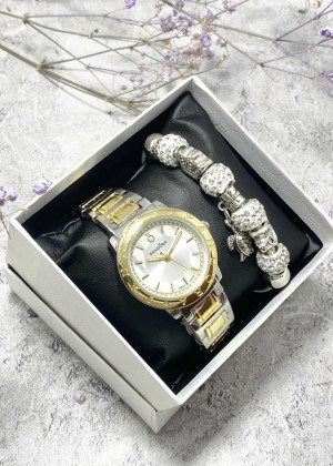 Подарочный набор для женщин часы и браслет+ коробка 23124229