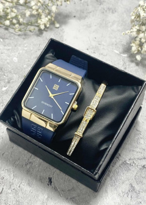 Подарочный набор для женщин часы и браслет+ коробка 23124239