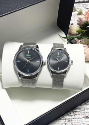 Подарочный набор часы для мужчин и для женщин + коробка