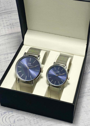 Подарочный набор часы для мужчин и для женщин + коробка #23124337