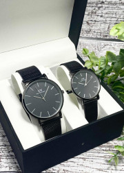 Подарочный набор часы для мужчин и для женщин + коробка