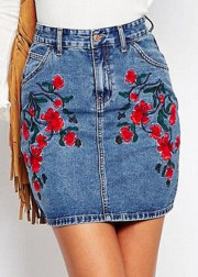 Джинсовая юбка