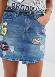 Джинсовая юбка