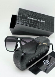 Набор мужские солнцезащитные очки, коробка, чехол + салфетки