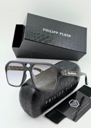 Набор мужские солнцезащитные очки, коробка, чехол + салфетки