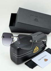 Набор мужские солнцезащитные очки, коробка, чехол + салфетки