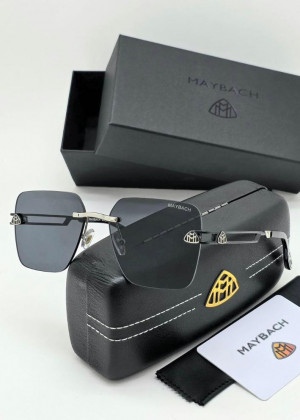 Набор мужские солнцезащитные очки, коробка, чехол + салфетки #23232421