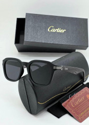 Набор мужские солнцезащитные очки, коробка, чехол + салфетки