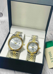 Подарочный набор часы для мужчин и для женщин + коробка