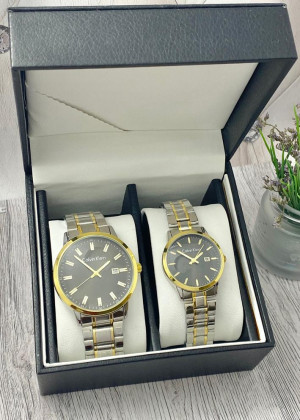 Подарочный набор часы для мужчин и для женщин + коробка 23245108
