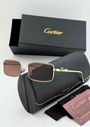 Набор мужские солнцезащитные очки, коробка, чехол + салфетки