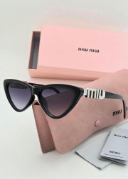 Набор женские солнцезащитные очки, коробка, чехол + салфетки