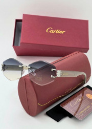 Набор женские солнцезащитные очки, коробка, чехол + салфетки