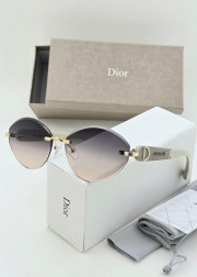 Набор женские солнцезащитные очки, коробка, чехол + салфетки