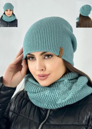 Шапка + шарф 2в1