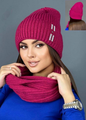 Шапка + шарф 2в1 #23259906