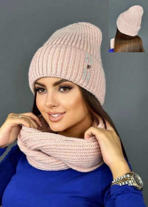 Шапка + шарф 2в1 #23259907