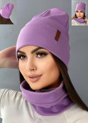 Шапка + шарф 2в1