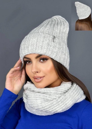 Шапка + шарф 2в1 #23260196