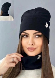 Шапка + шарф 2в1