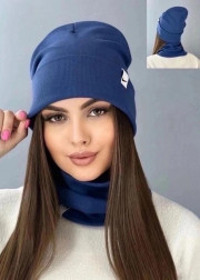 Шапка + шарф 2в1