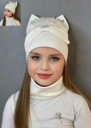 Шапка + шарф 2в1