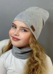 Шапка + шарф 2в1