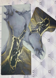 Коврик для ванны и туалета 2шт