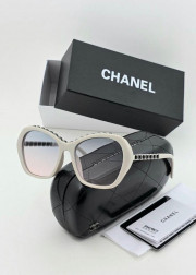 Набор женские солнцезащитные очки, коробка, чехол + салфетки