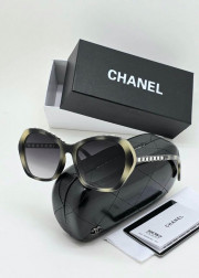 Набор женские солнцезащитные очки, коробка, чехол + салфетки