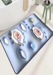 Противоскользящий коврик для ванной и туалета