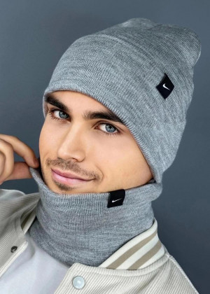 Шапка + шарф 2в1 #23295944