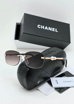 Набор женские солнцезащитные очки, коробка, чехол + салфетки #23323862