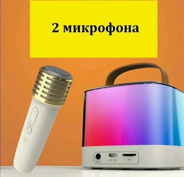 Караоке-машина с двумя микрофонами 22927440