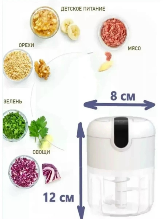 Измельчитель портативный электрический 23022179