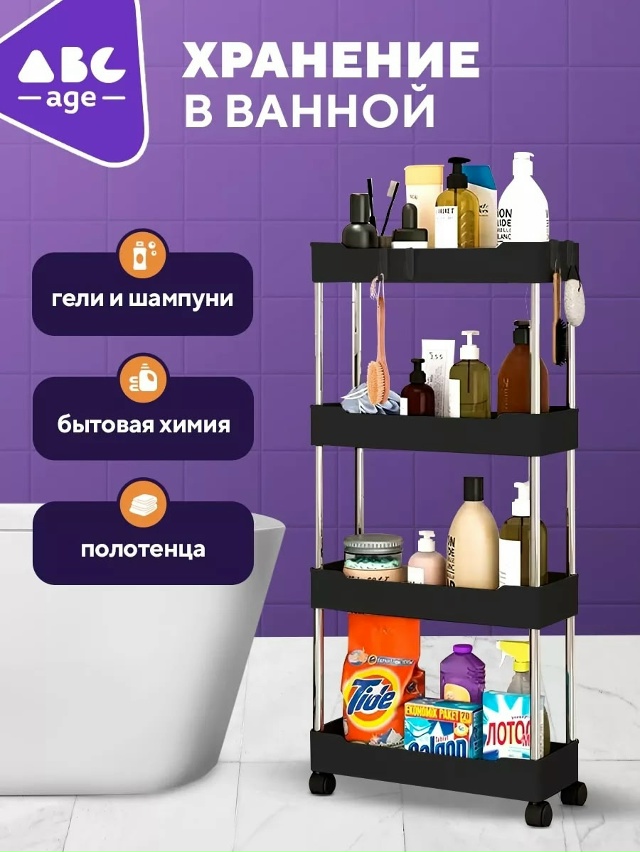 Этажерка полка для ванной 23038798